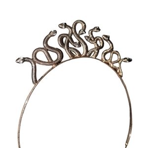 Snake Metal Headband • Rose Gold Tone 🐍